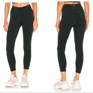 Adam Selman Sport French Cut Legging in Army and Black